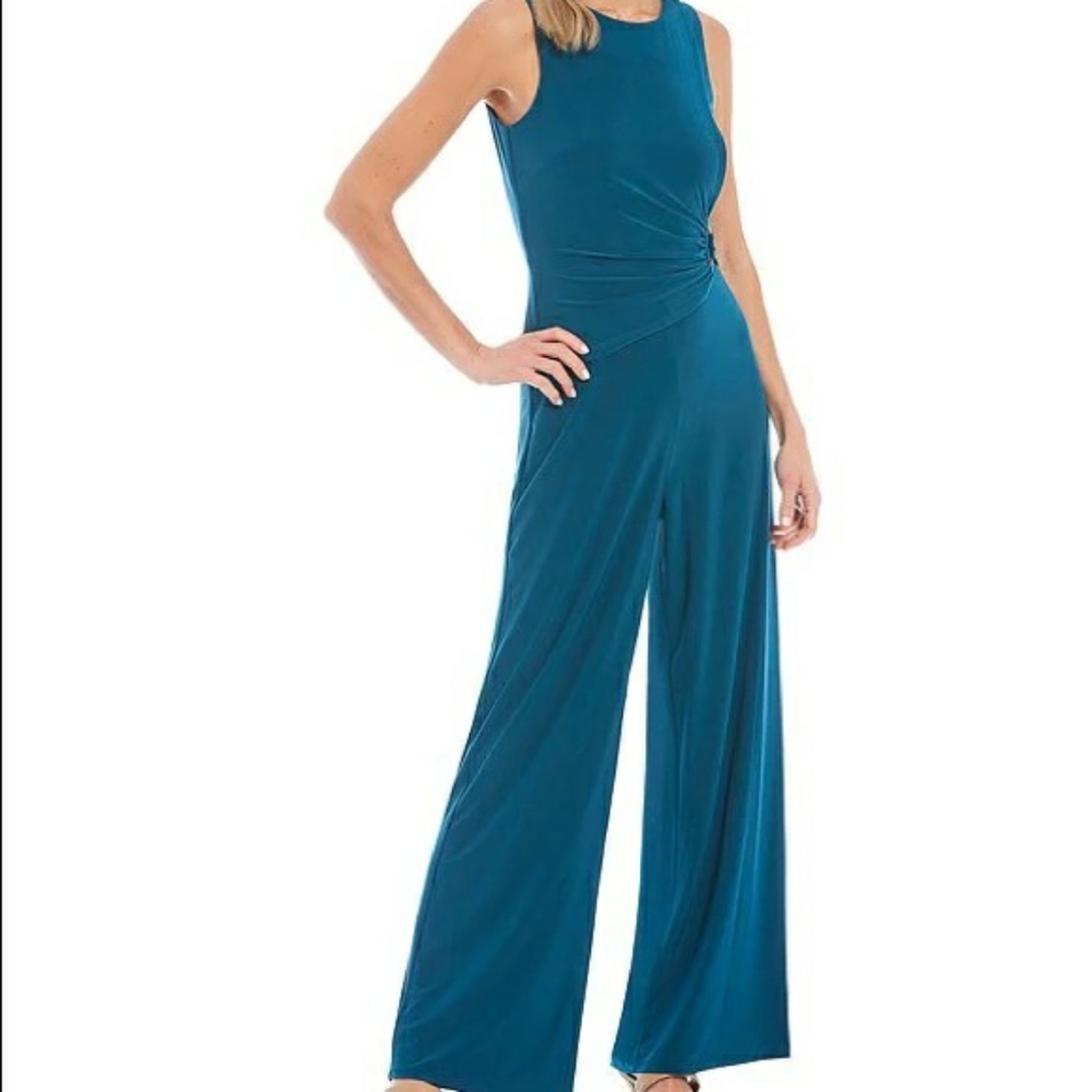 Vince Comuto • Teal Formal Jumpsuit Sleeveless • Size 12